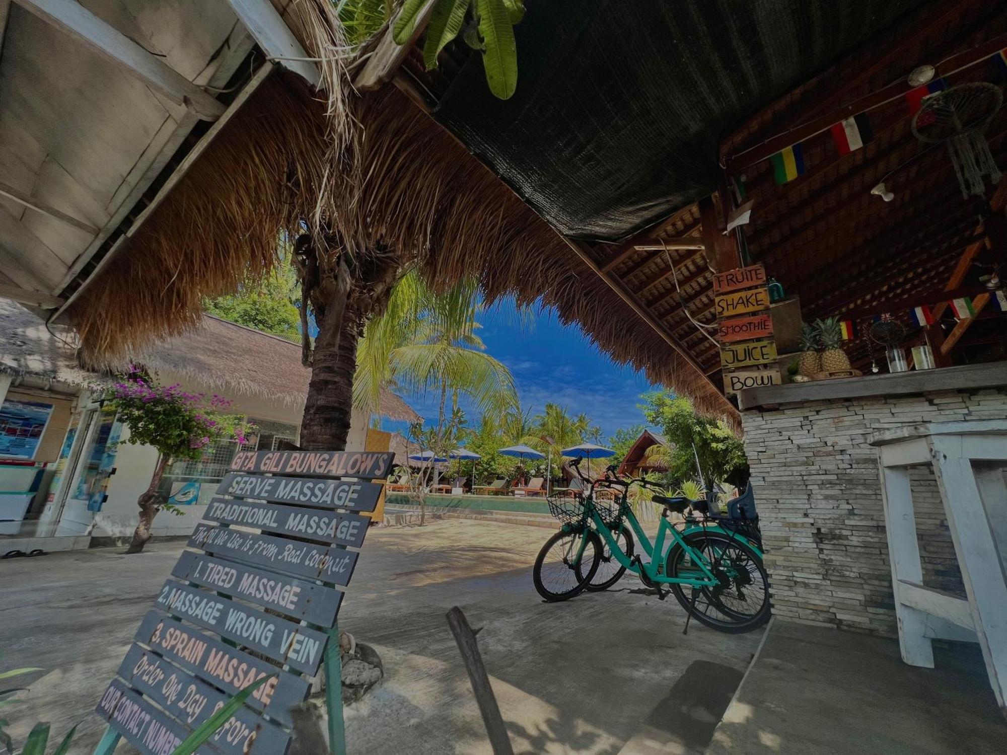Gita Gili Bungalow Gili Air Buitenkant foto