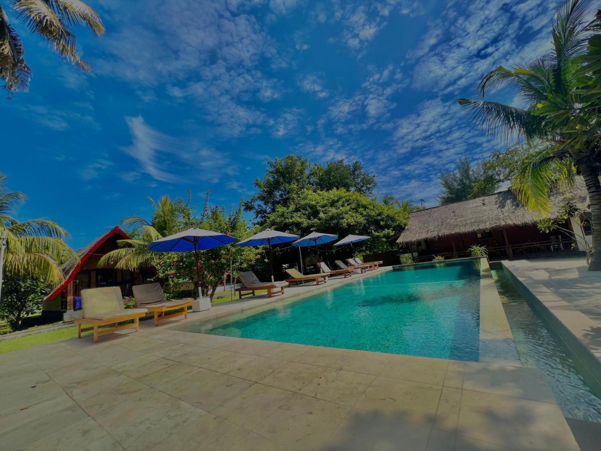 Gita Gili Bungalow Gili Air Buitenkant foto
