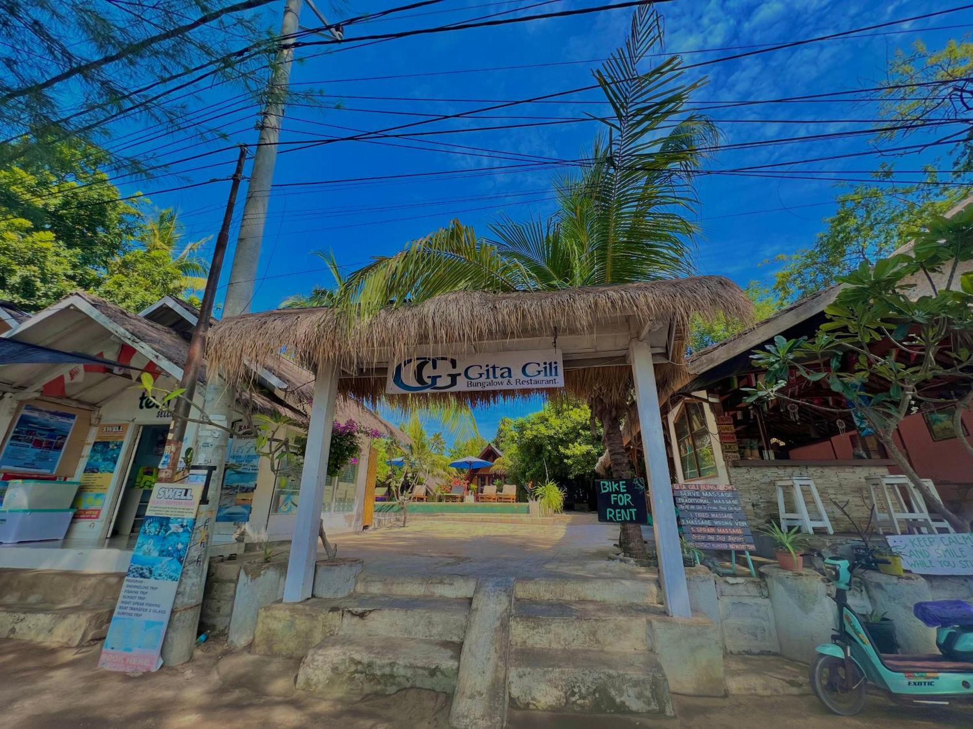 Gita Gili Bungalow Gili Air Buitenkant foto